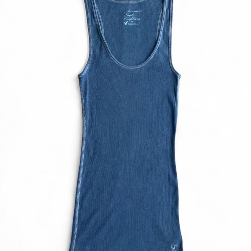 American-eagle Women's Blue and Navy Vest